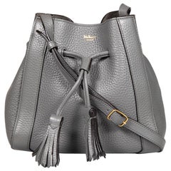 Mulberry Grey Leather Millie Mini Shoulder Bag