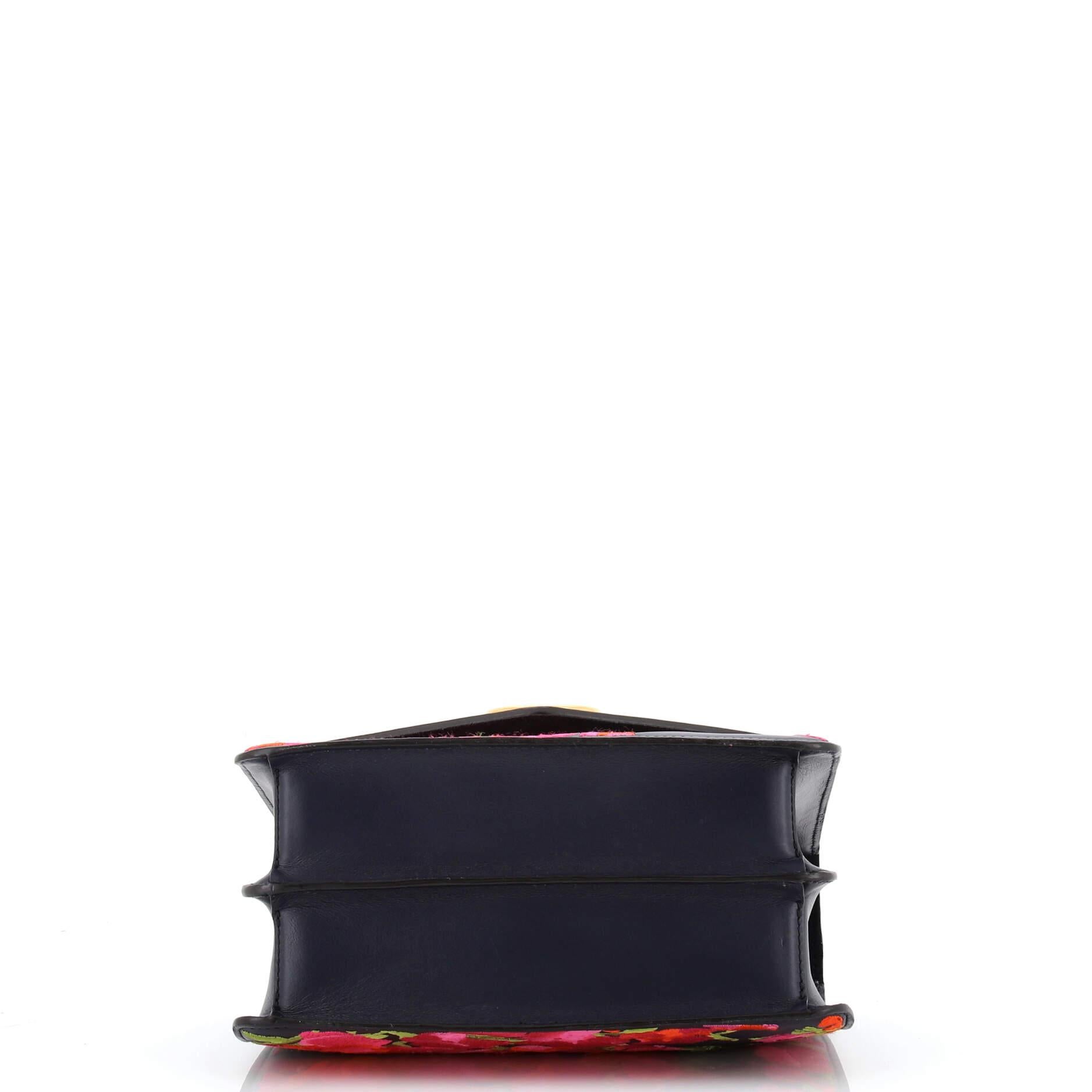 Mulberry Harlow Satchel Embroidered Leather Medium In Good Condition In NY, NY