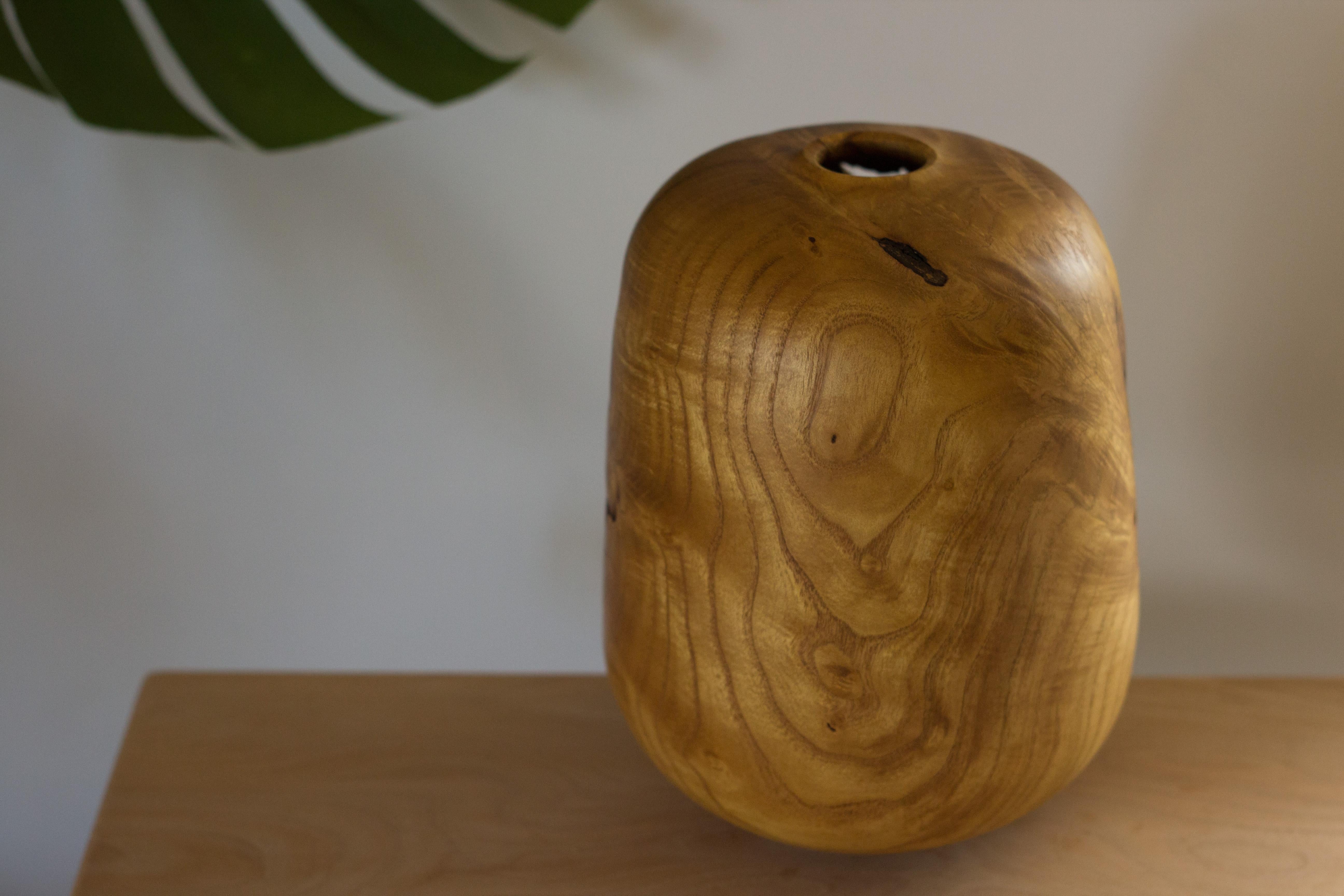 Modern Mulberry Hollow Form by Vlad Droz