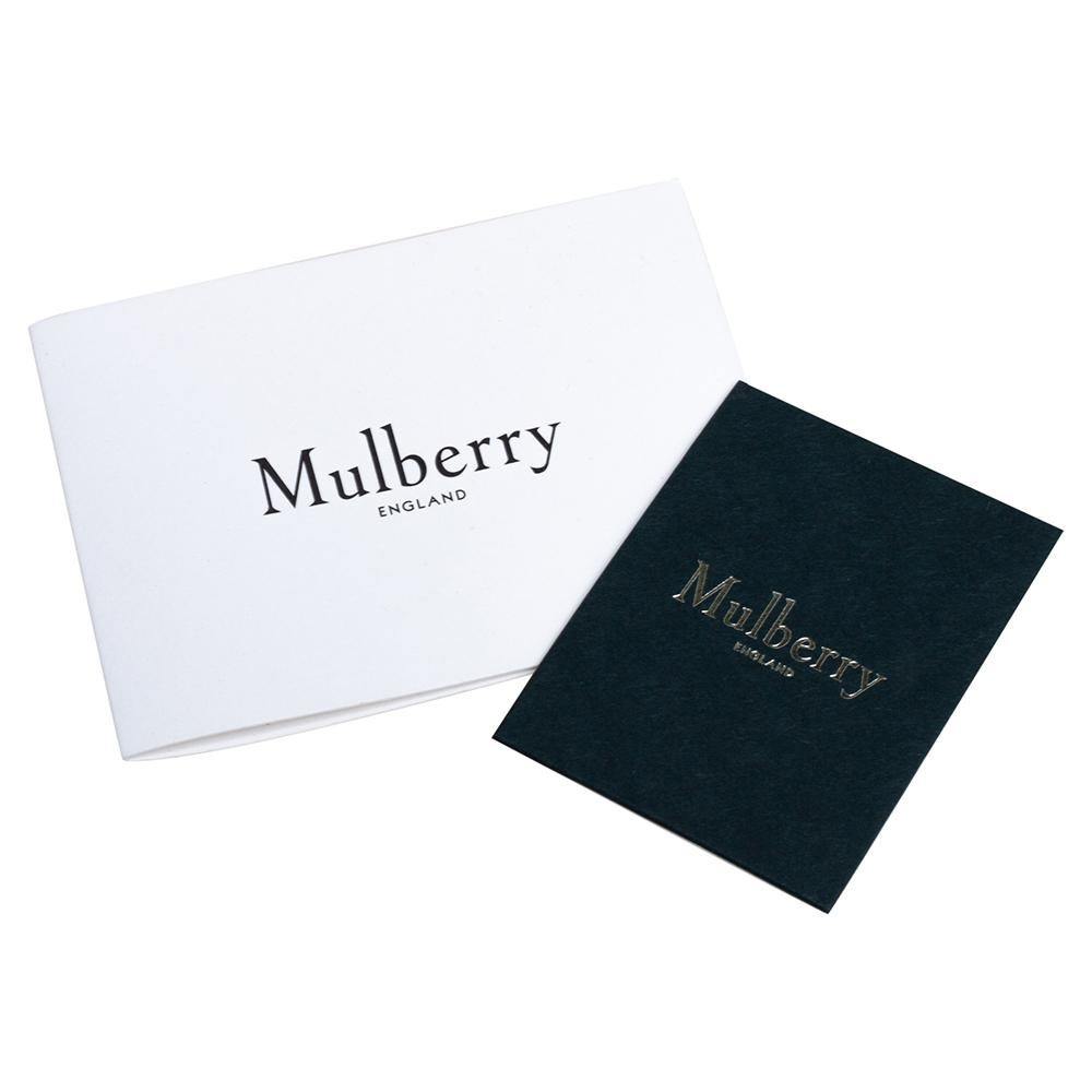 Mulberry Indigo Leather City Weekender Duffel Bag 1