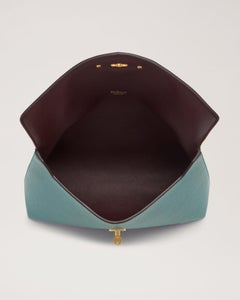 Mulberry Large Darley Cosmetic Pouch in Dark Frozen Blue