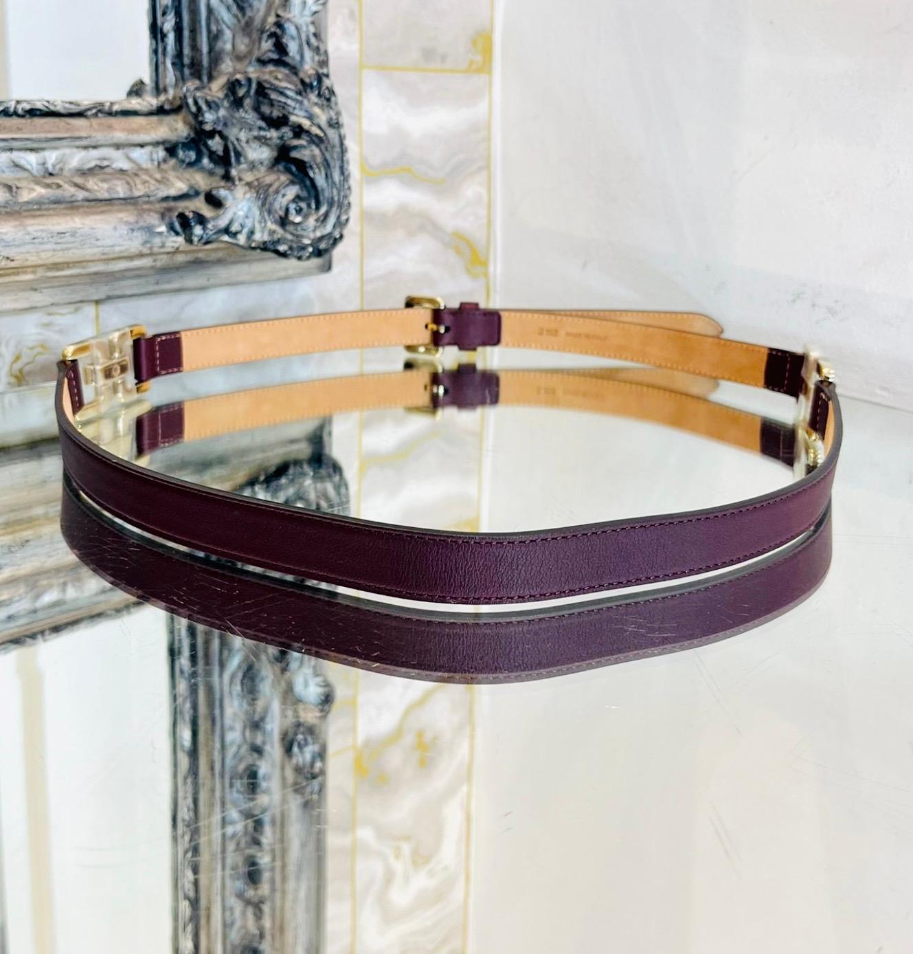 Mulberry Leather Belt In Excellent Condition In London, GB