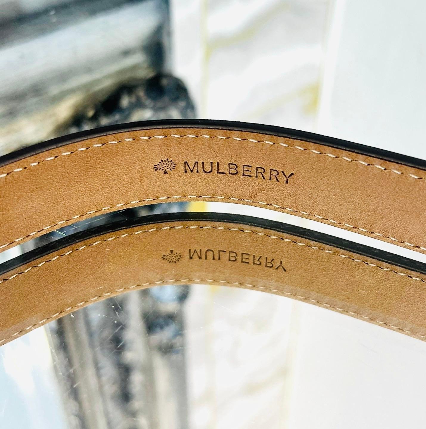 Mulberry Leather Belt 2