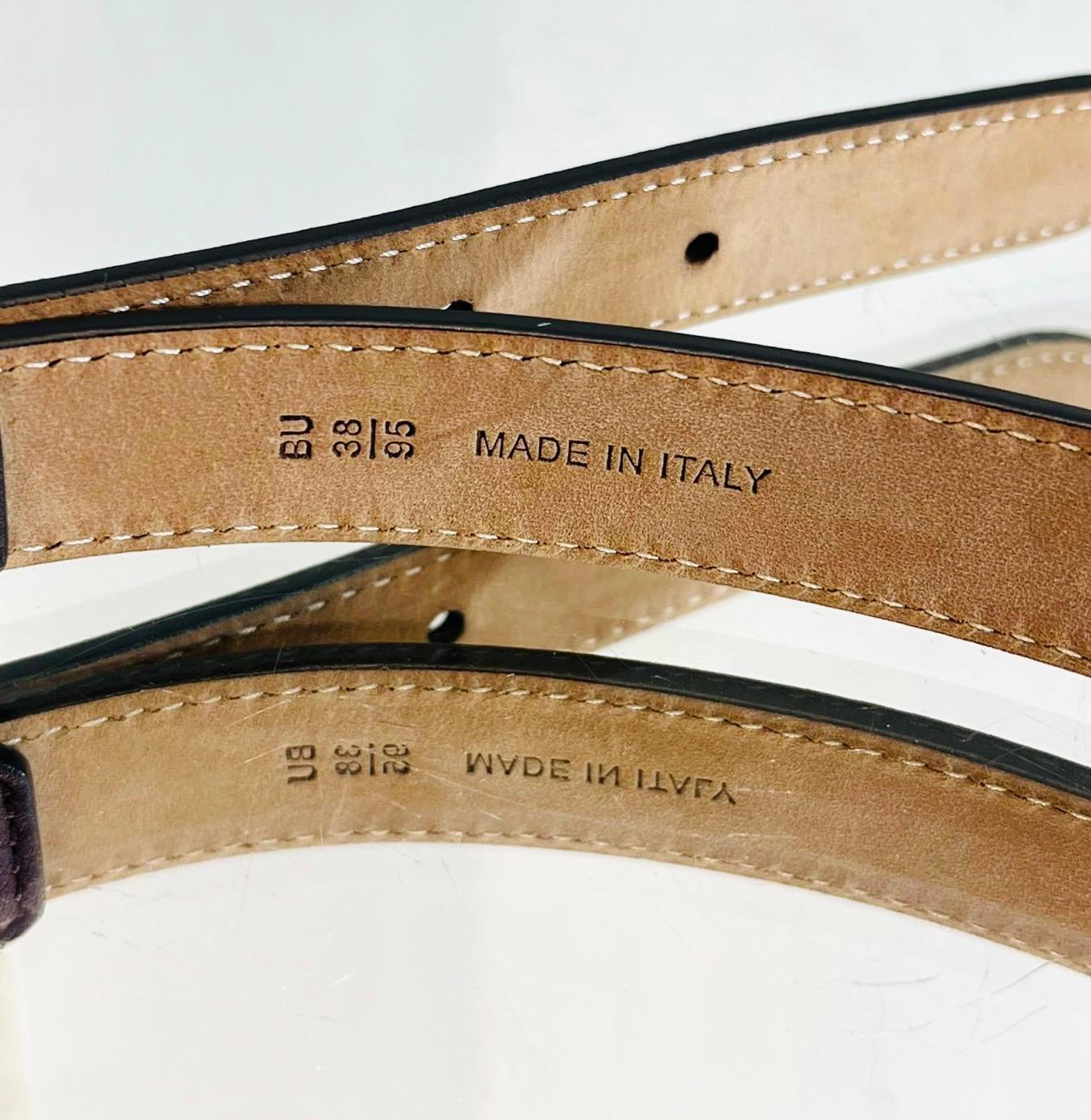 Mulberry Leather Belt 3