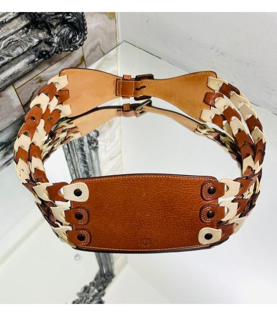 Mulberry Leather Cinch Belt In Excellent Condition For Sale In London, GB