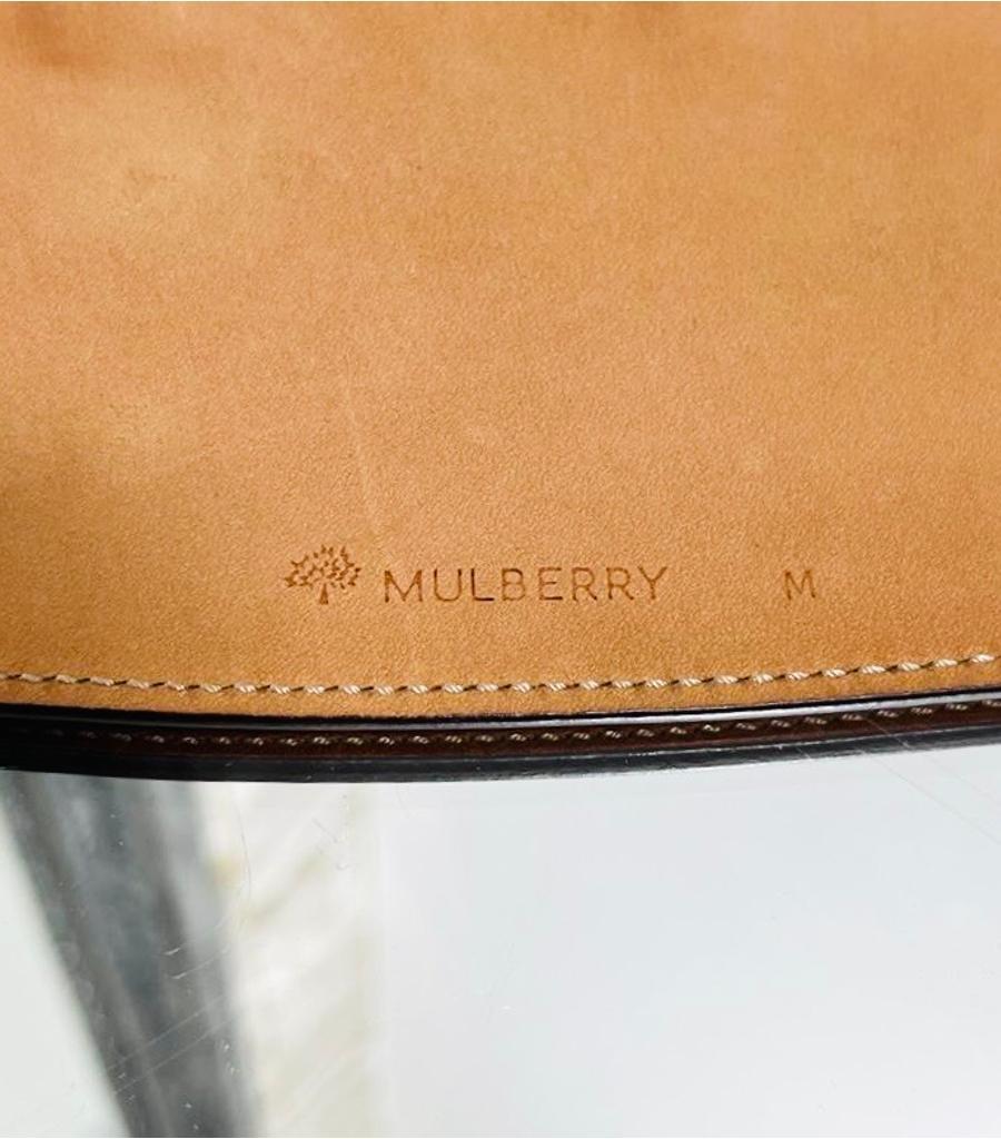 Mulberry Leather Cinch Belt For Sale 2