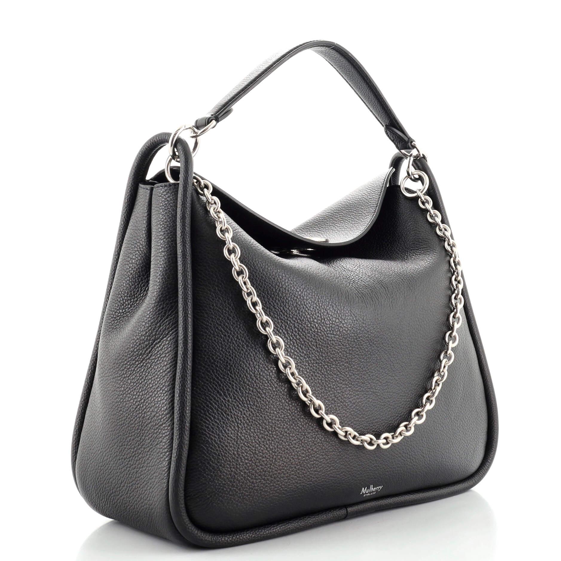 Mulberry small leighton black shop