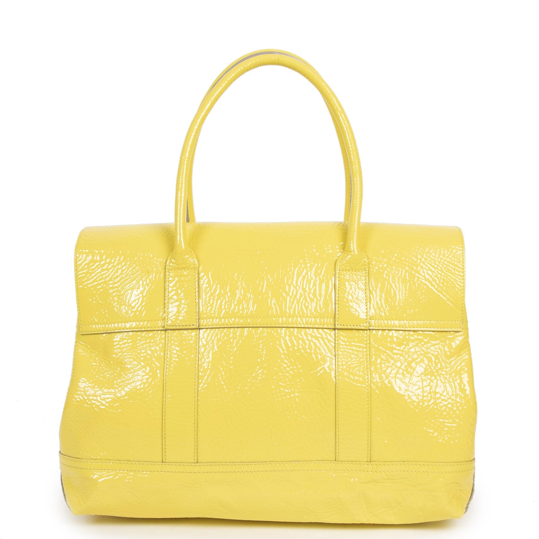yellow mulberry bag