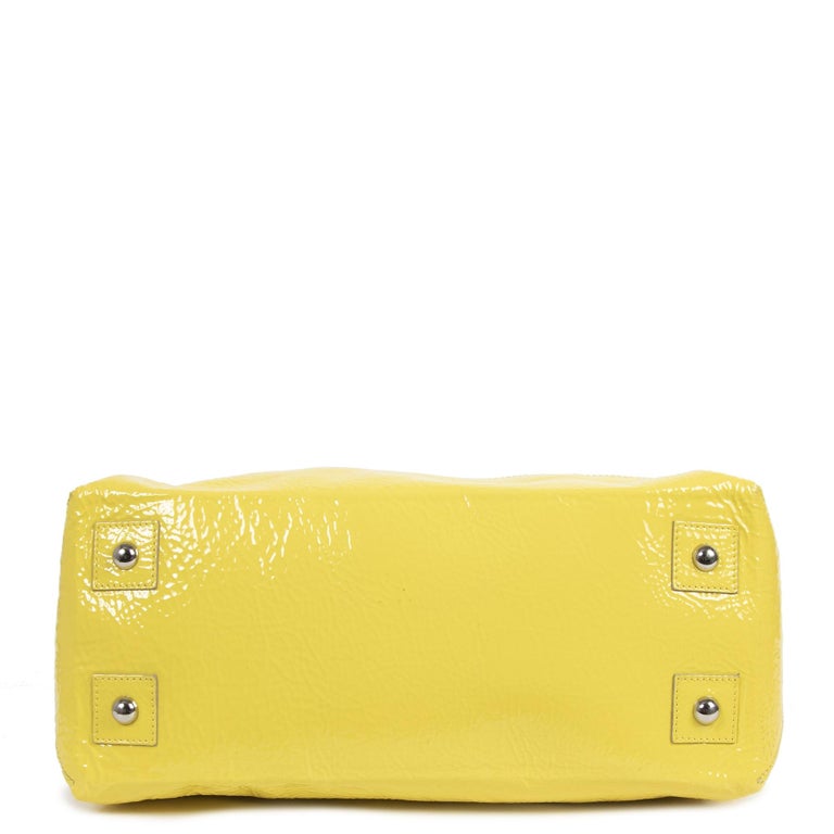 Mulberry Lemon Yellow Bayswater Patent Leather Bag at 1stDibs yellow