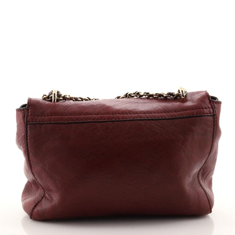 Mulberry Lily Chain Flap Bag Leather Medium at 1stDibs