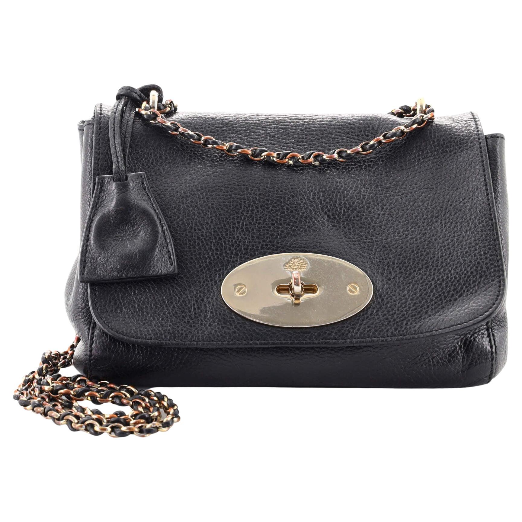 Mulberry Lily Chain Flap Bag Leather Small