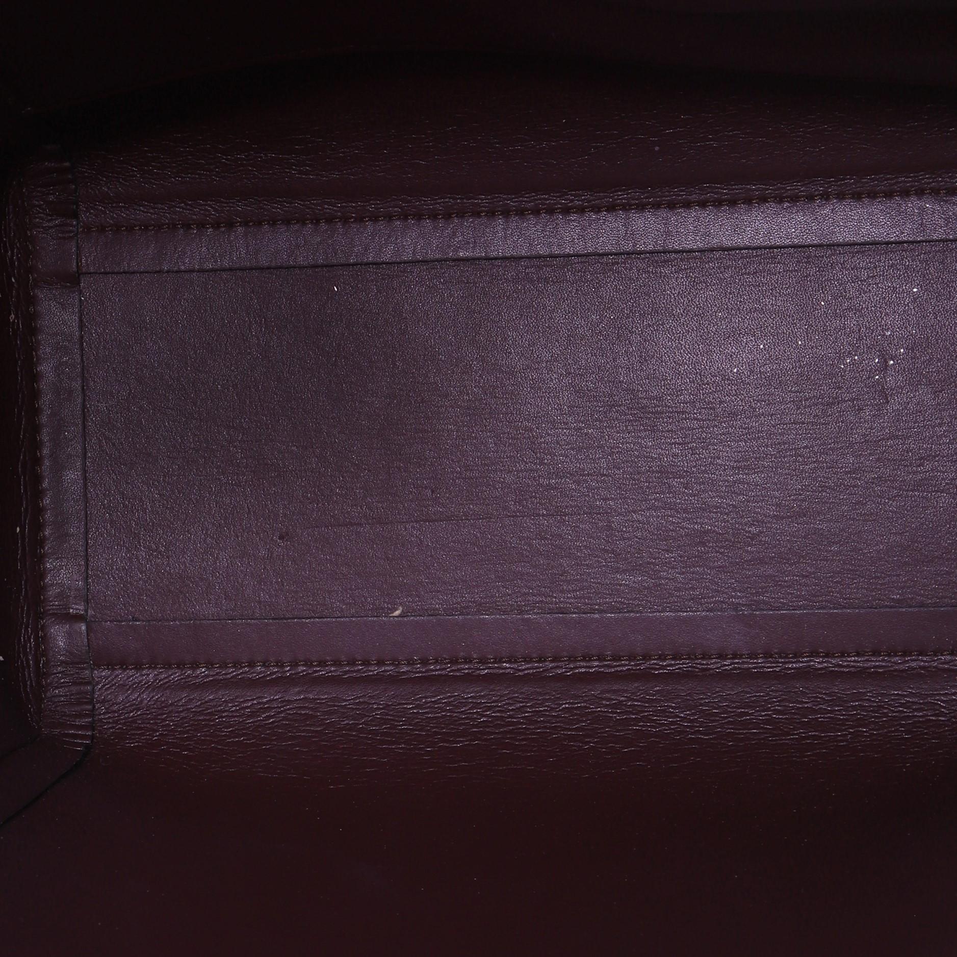 Black Mulberry Maple Pocket Tote Leather Medium