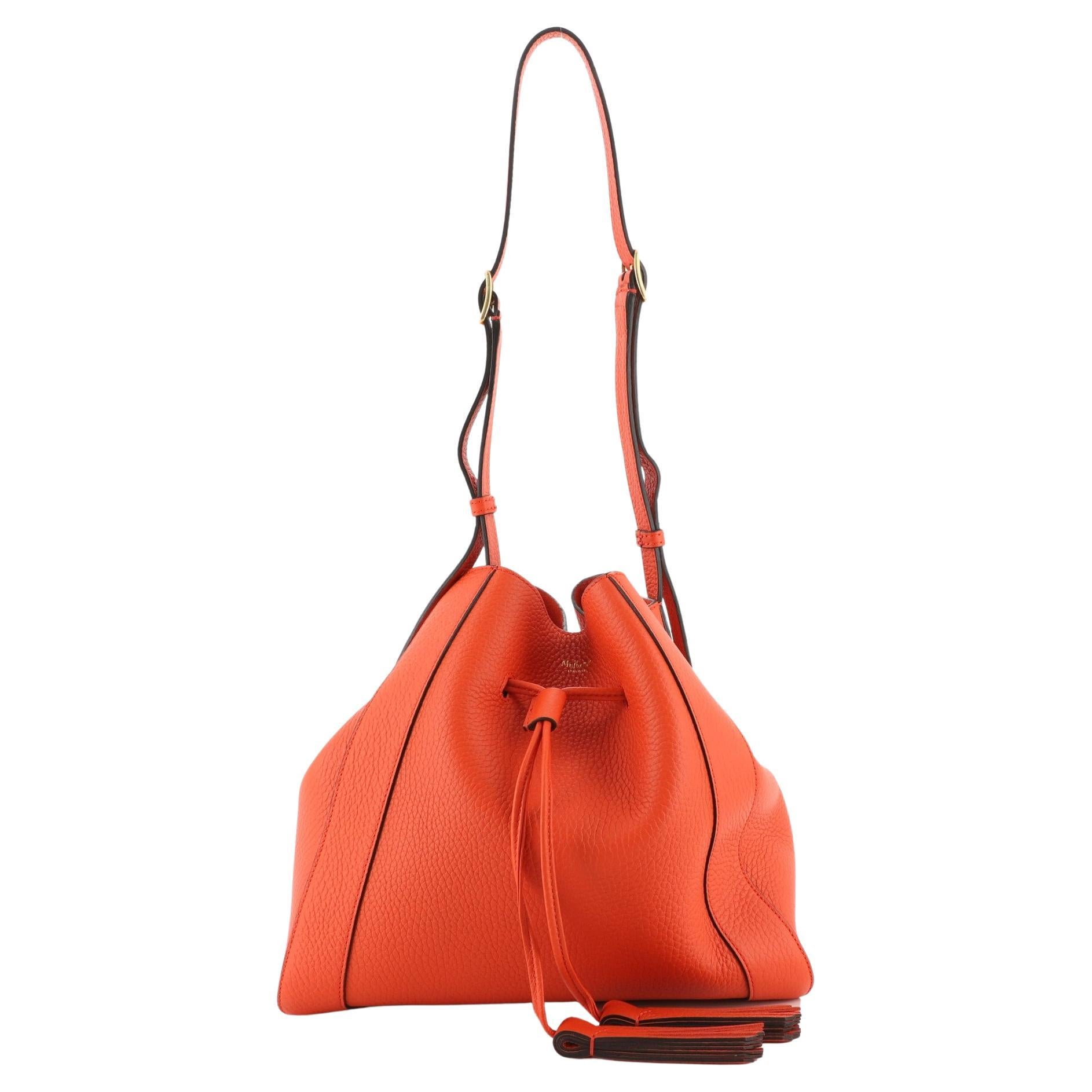 MULBERRY Brown Leather Cross Body Messenger Bag at 1stDibs