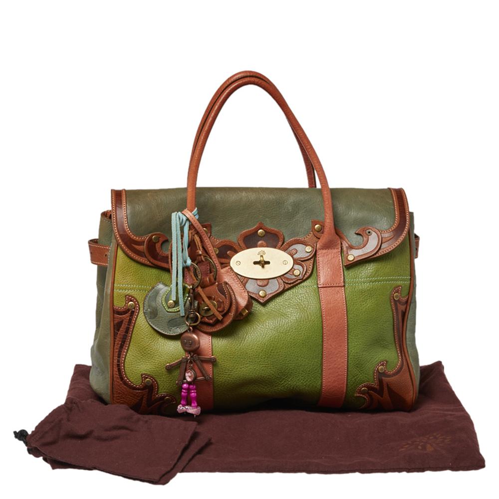 Mulberry Multicolor Leather Bayswater Satchel 4