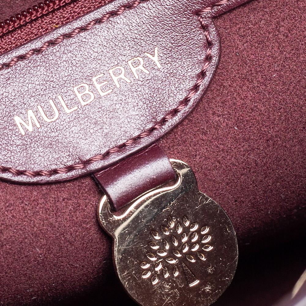 Women's Mulberry Multicolor Leather Reversible Shoulder Bag
