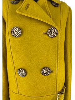 Mulberry Mustard Yellow Wool Jacket