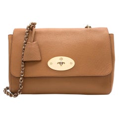 Mulberry Mushroom Grey Grainy Leather Medium Lily Bag - Yoogi's Closet