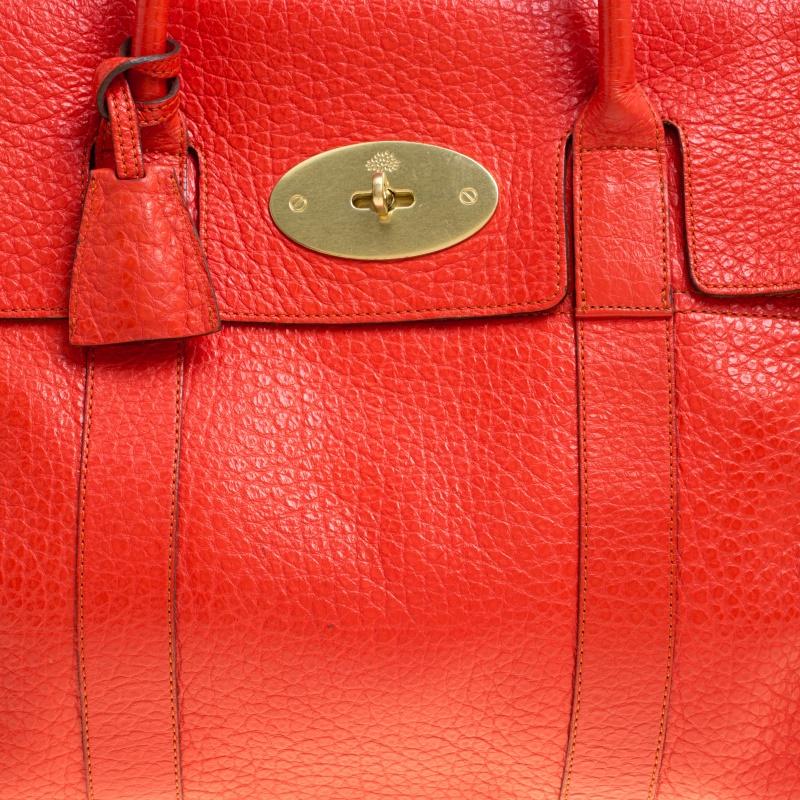 mulberry bayswater orange