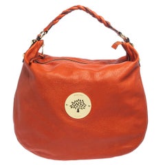 Mulberry Orange Leder Große Daria Hobo