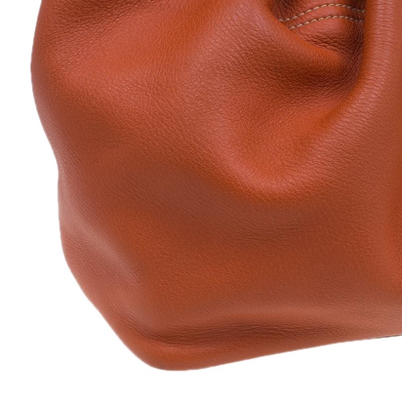 Mulberry Orange Matt Glove Leather Judy Tote Bag 5