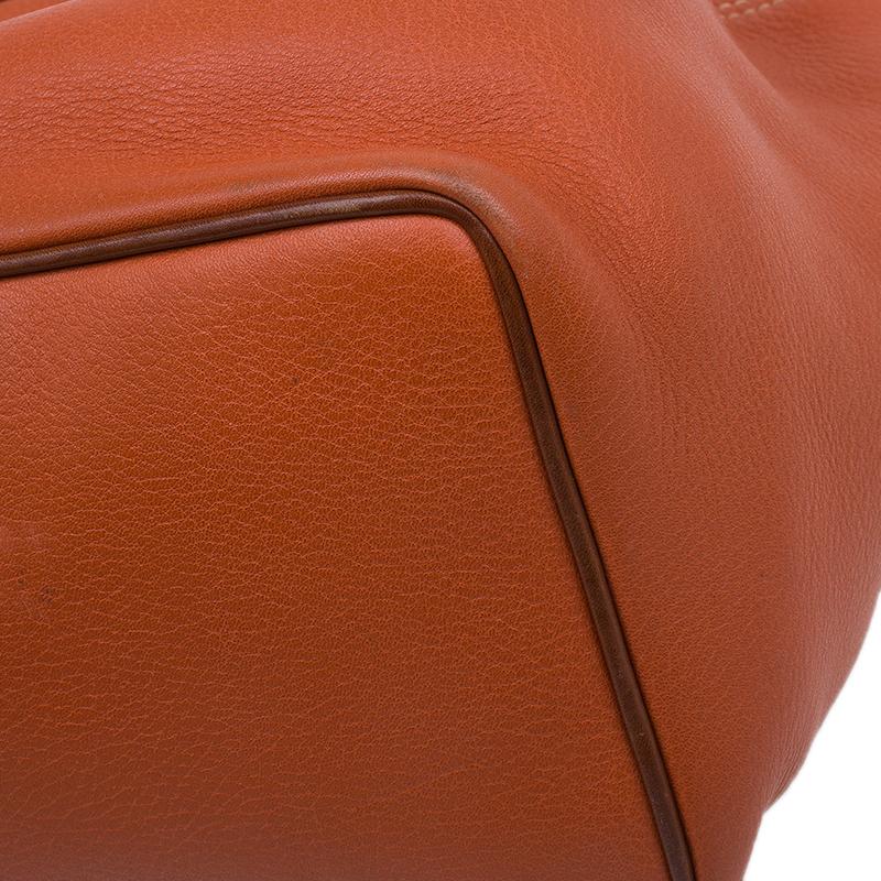Mulberry Orange Matt Glove Leather Judy Tote Bag 2