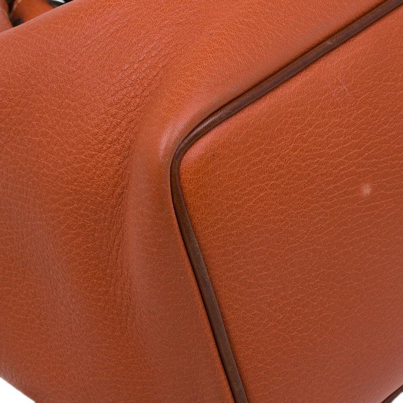 Mulberry Orange Matt Glove Leather Judy Tote Bag 3