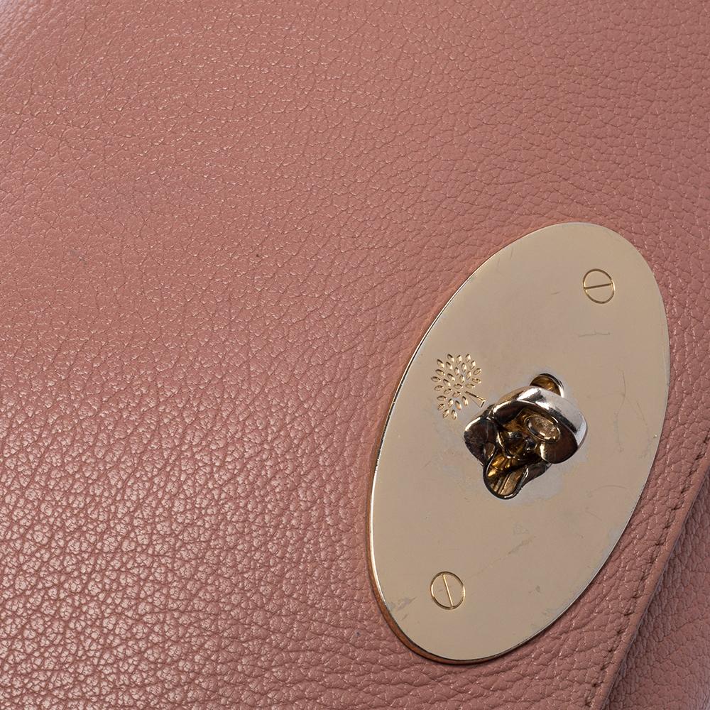 Mulberry Pale Pink Leather Small Lily Shoulder Bag 2