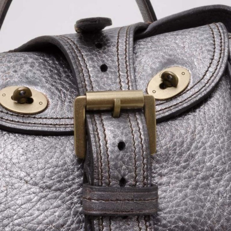 Mulberry Pewter Emmy Shoulder Bag For Sale at 1stDibs mulberry emmy