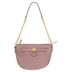 Mulberry Pink Leather Brockwell Shoulder Bag