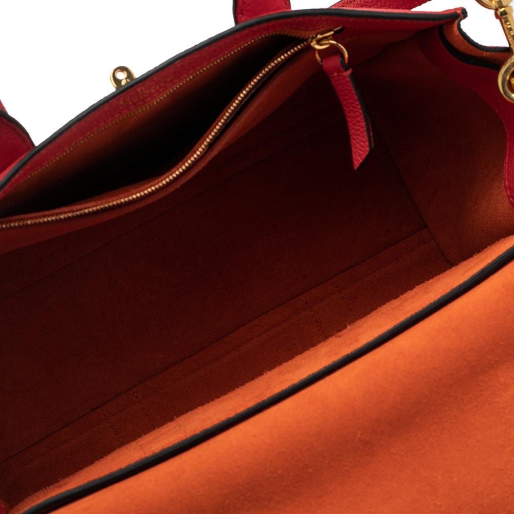 Mulberry Red Leather Small Bayswater Satchel 2