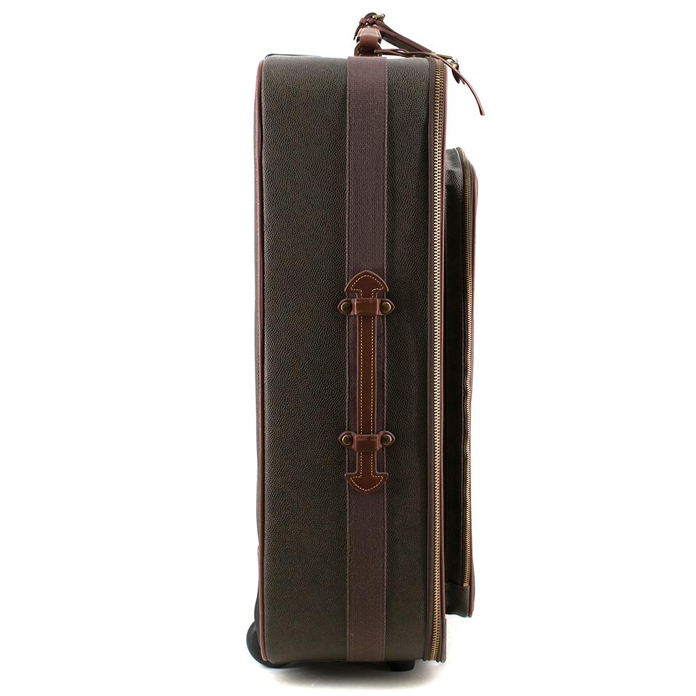 Mulberry scotchgrain hold Luggage 

2 wheels;
leather top handle and side handle;
padlock with leather detailing;
double zip closure;
one front compartment;
Mulberry Tree cotton lined interior;

Shipping will be confirmed when purchased


Please
