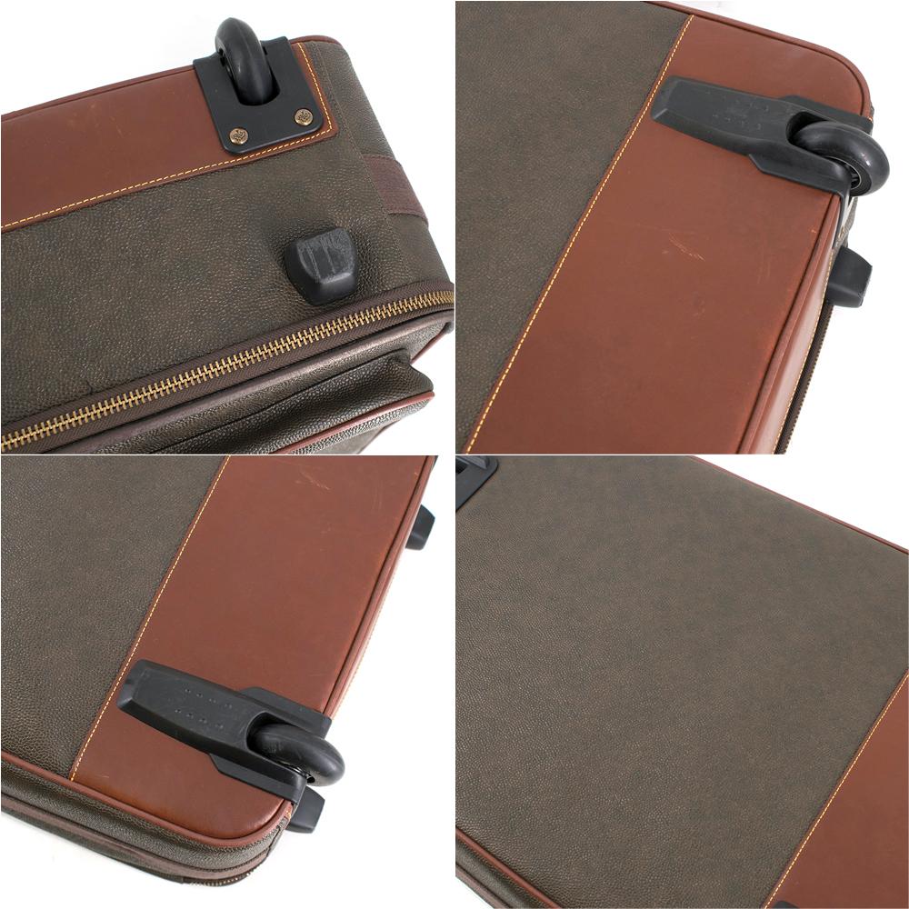 Black Mulberry Scotchgrain Hold Luggage