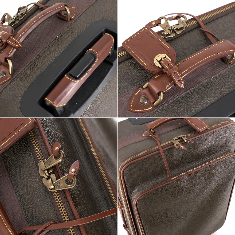 Mulberry Scotchgrain Hold Luggage In Good Condition In London, GB