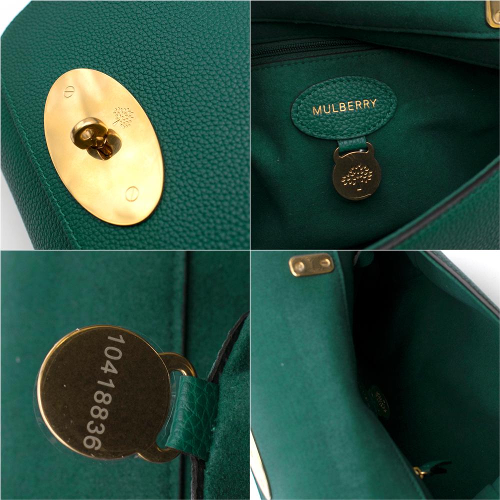 Women's Mulberry Small Lily Bag in Ocean Green 20cm