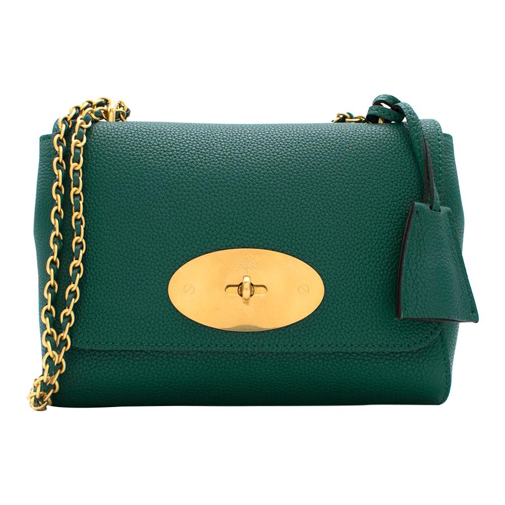 Mulberry Small Lily Bag in Ocean Green 20cm