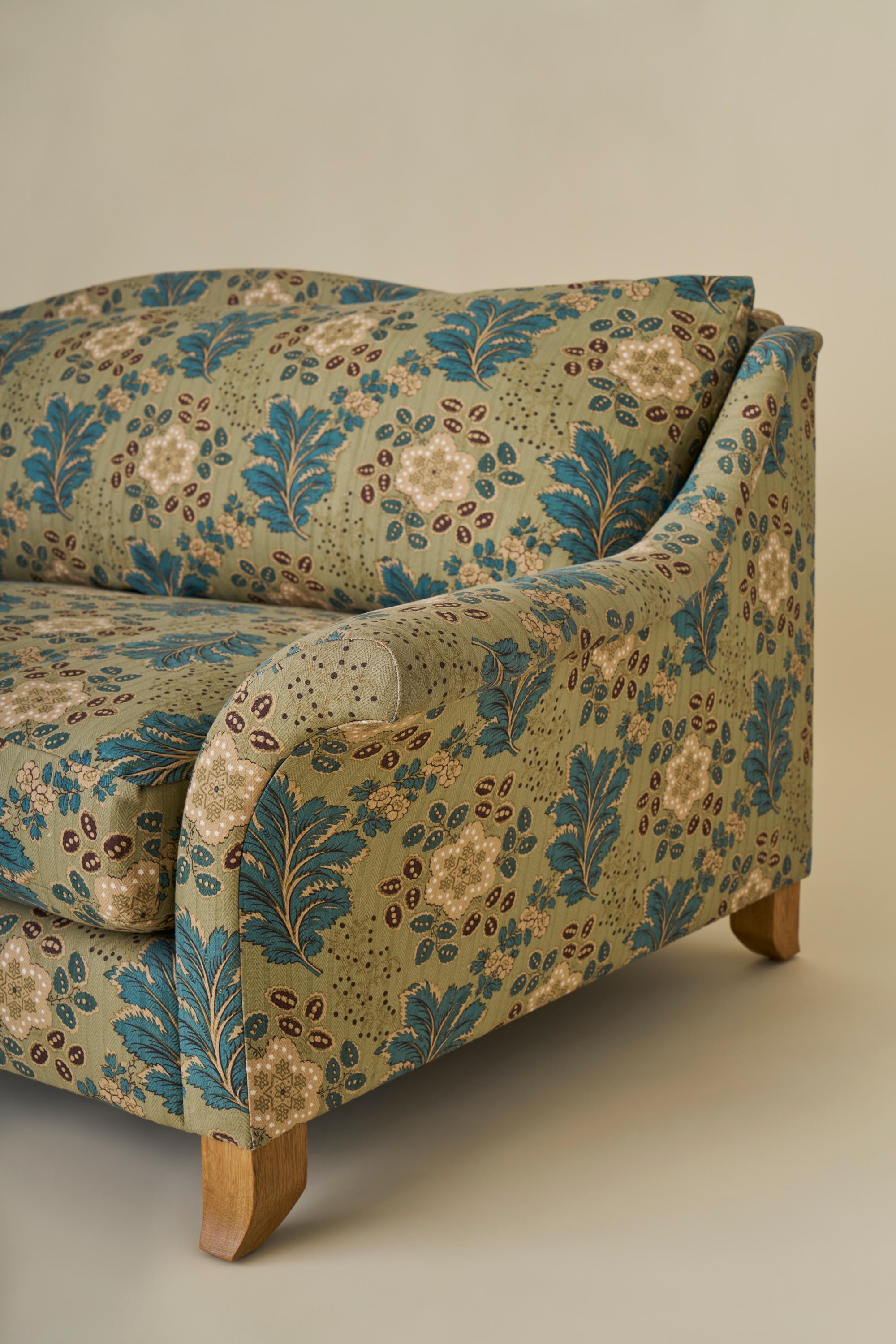 Contemporary Mulberry Sofa, West Haddon Hall Collection For Sale