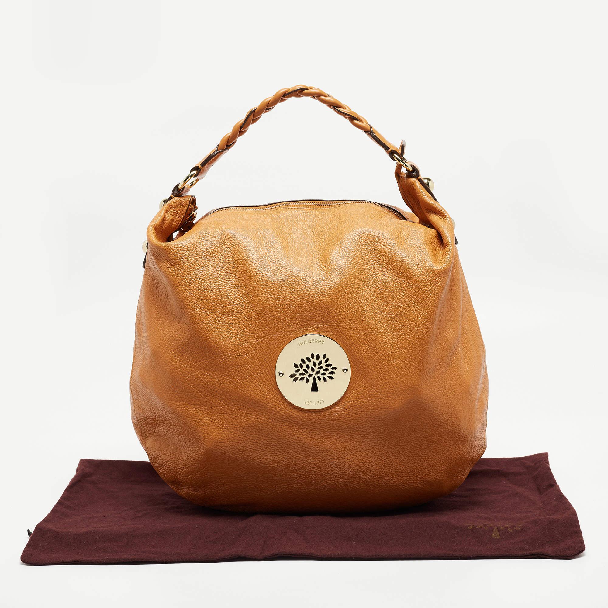 Mulberry Tan Leather Large Daria Hobo 6