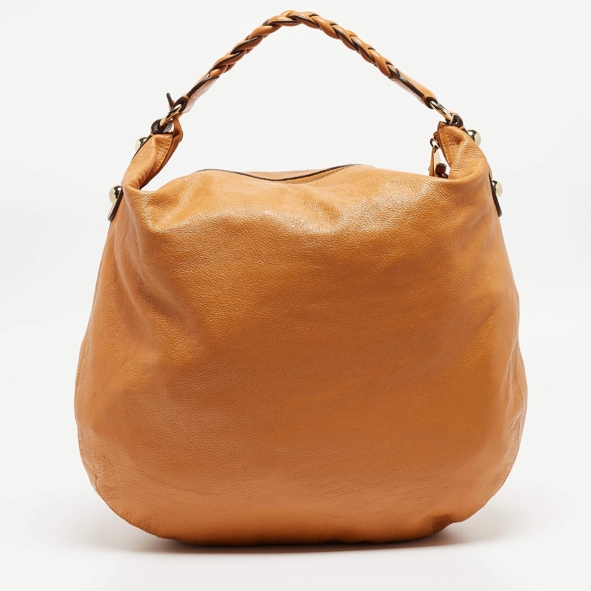 Women's Mulberry Tan Leather Large Daria Hobo