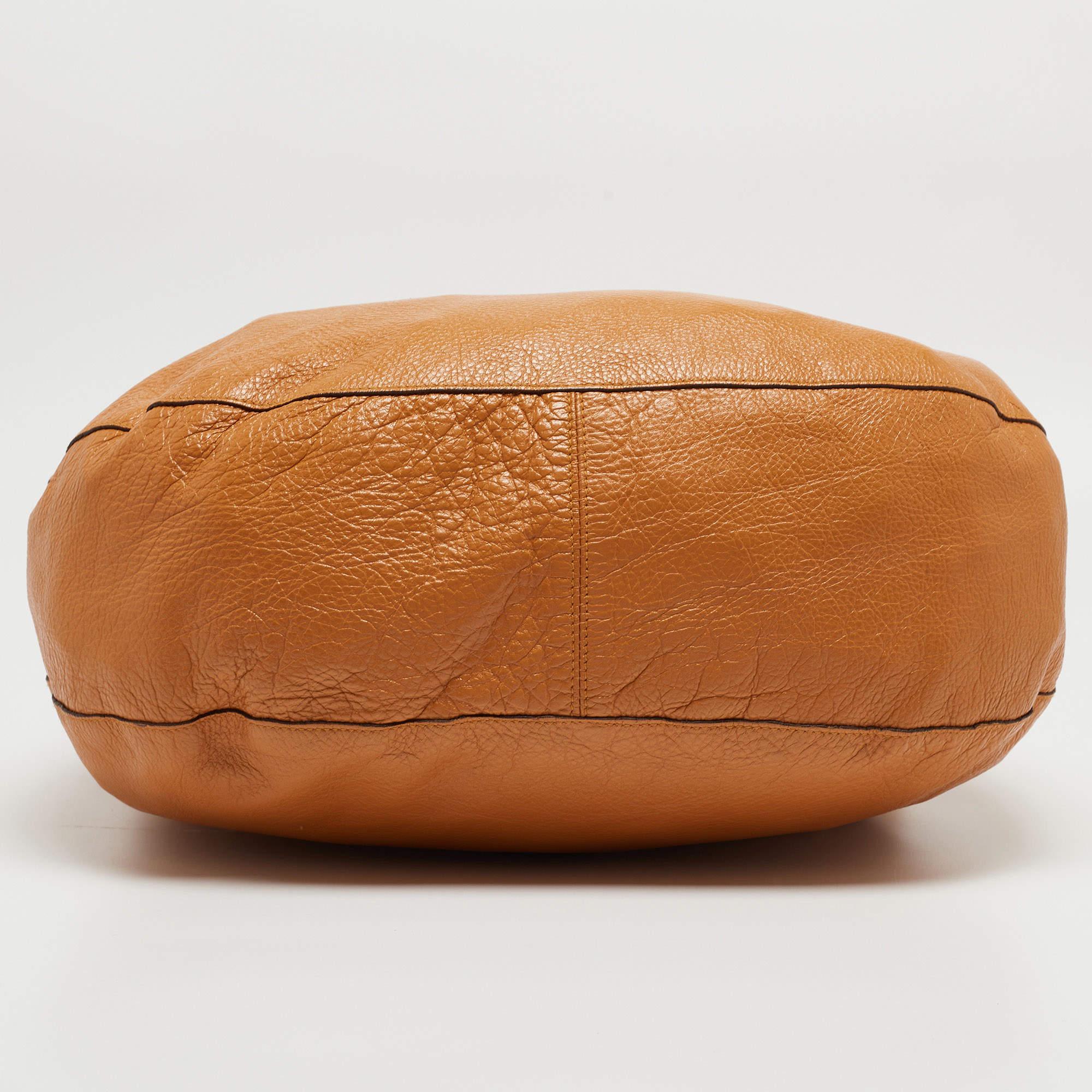 Mulberry Tan Leather Large Daria Hobo 3