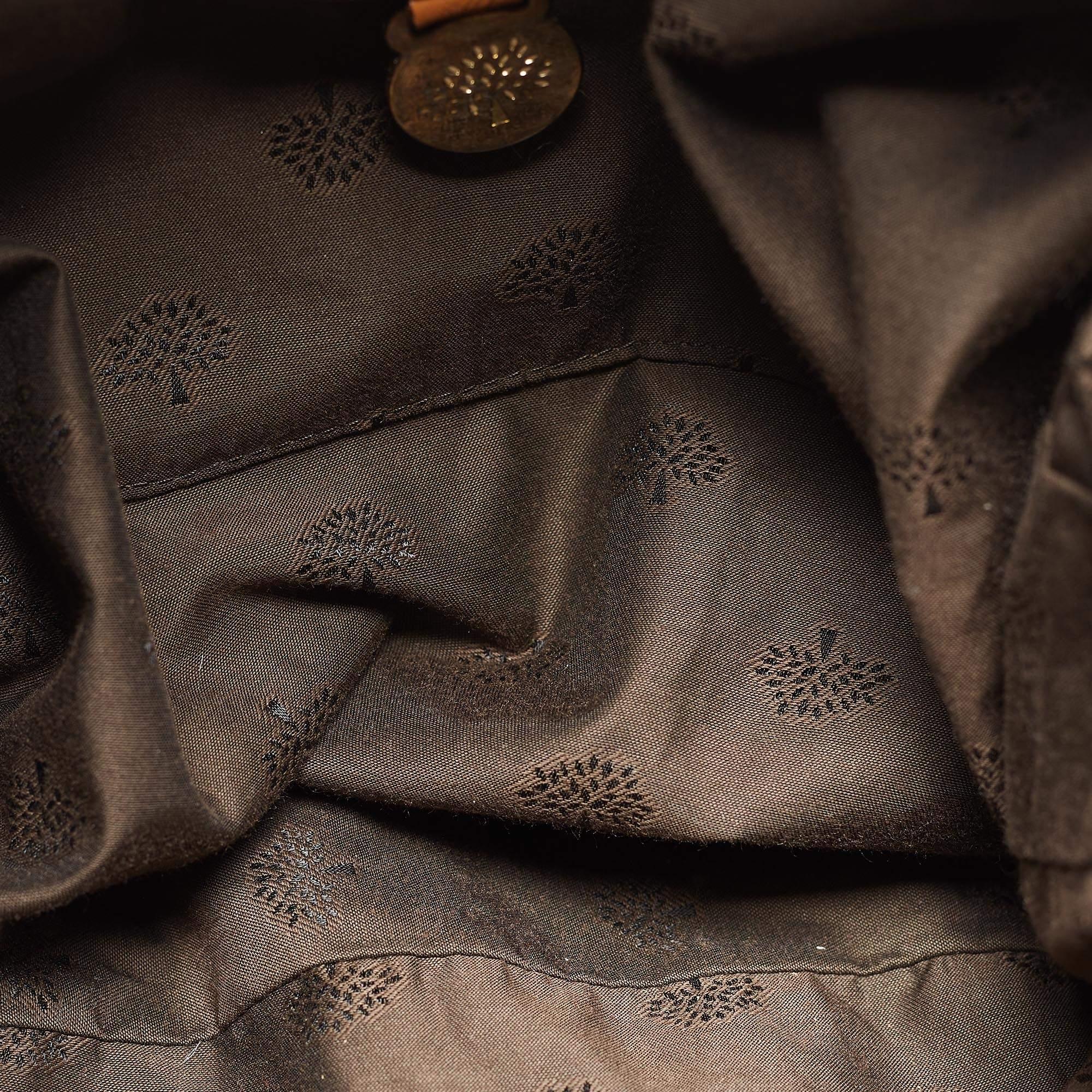 Mulberry Tan Leather Large Daria Hobo 4