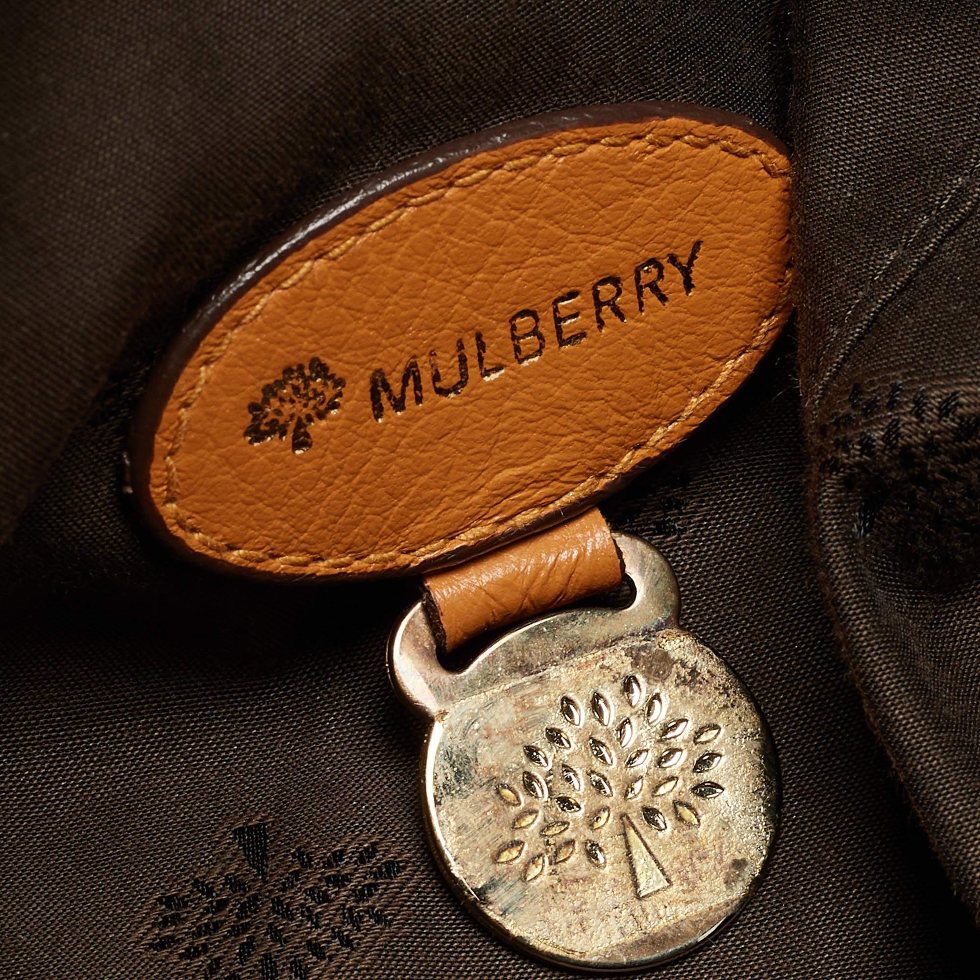 Mulberry Tan Leather Large Daria Hobo 5