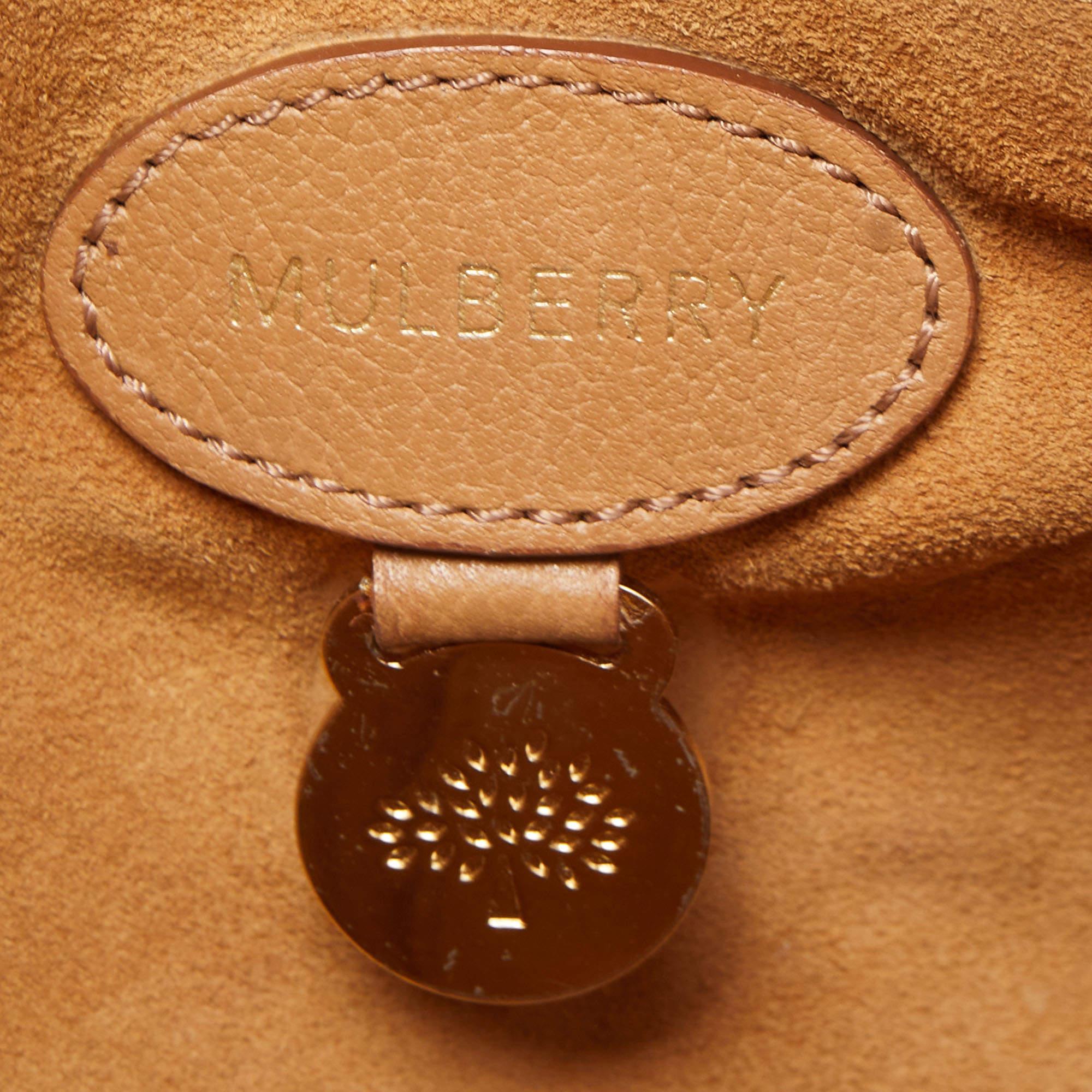 Mulberry Tan Leather Medium Lily Shoulder Bag 7