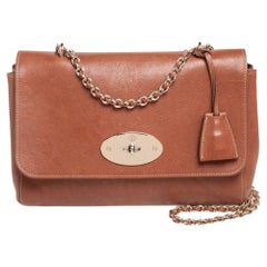 Mulberry Tan Leather Medium Lily Shoulder Bag