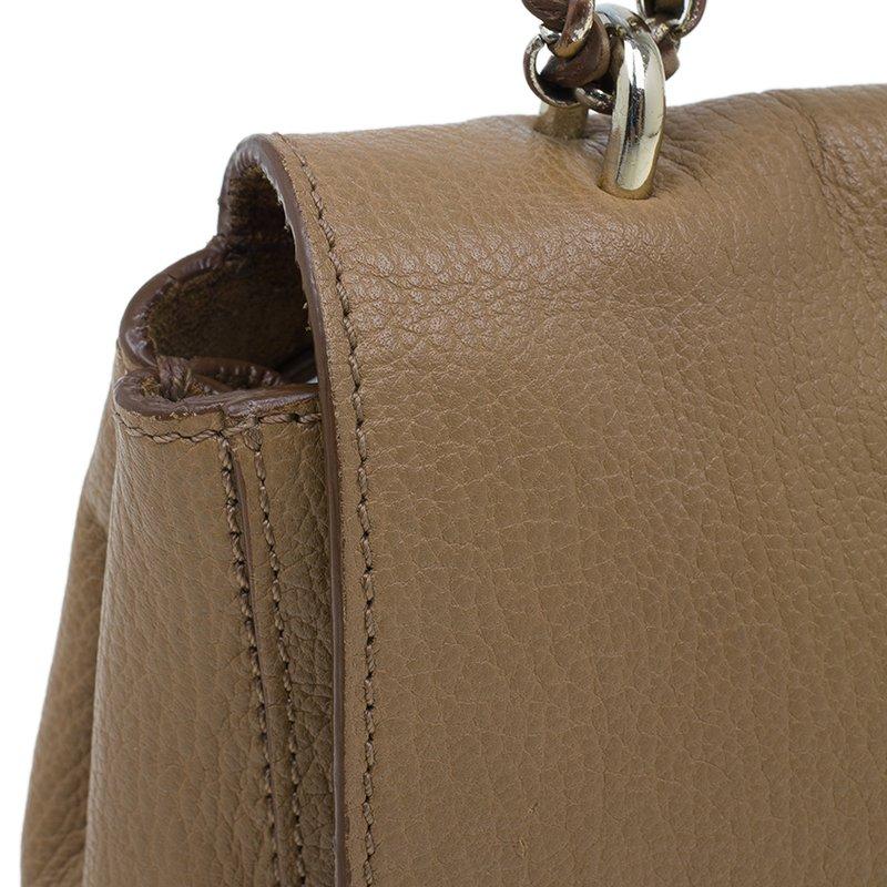 Mulberry Tan Leather Small Lily Shoulder Bag 4