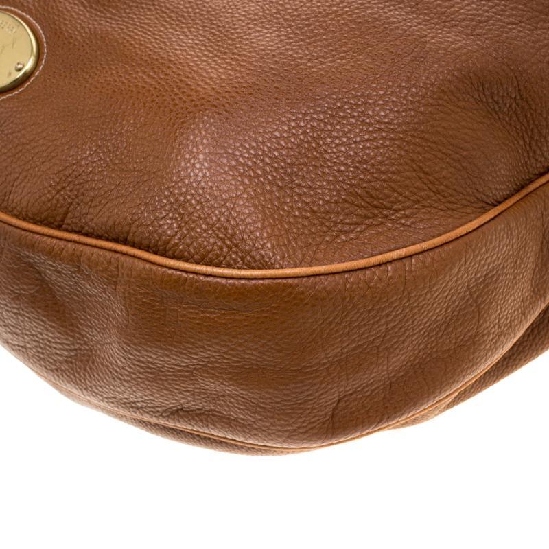 Women's Mulberry Tan Pebbled Leather Mitzy Hobo