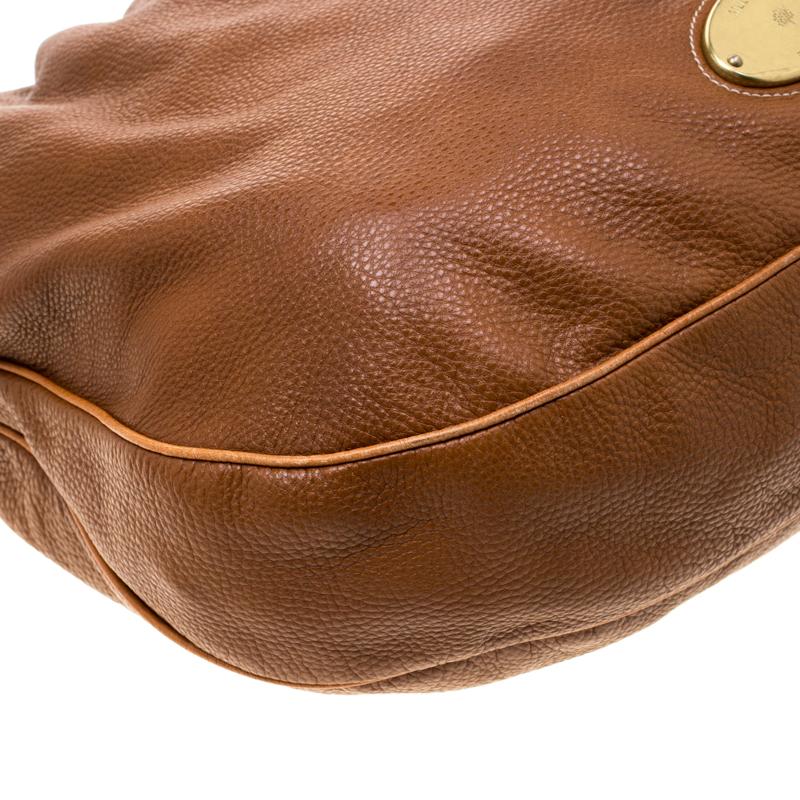 Mulberry Tan Pebbled Leather Mitzy Hobo 3