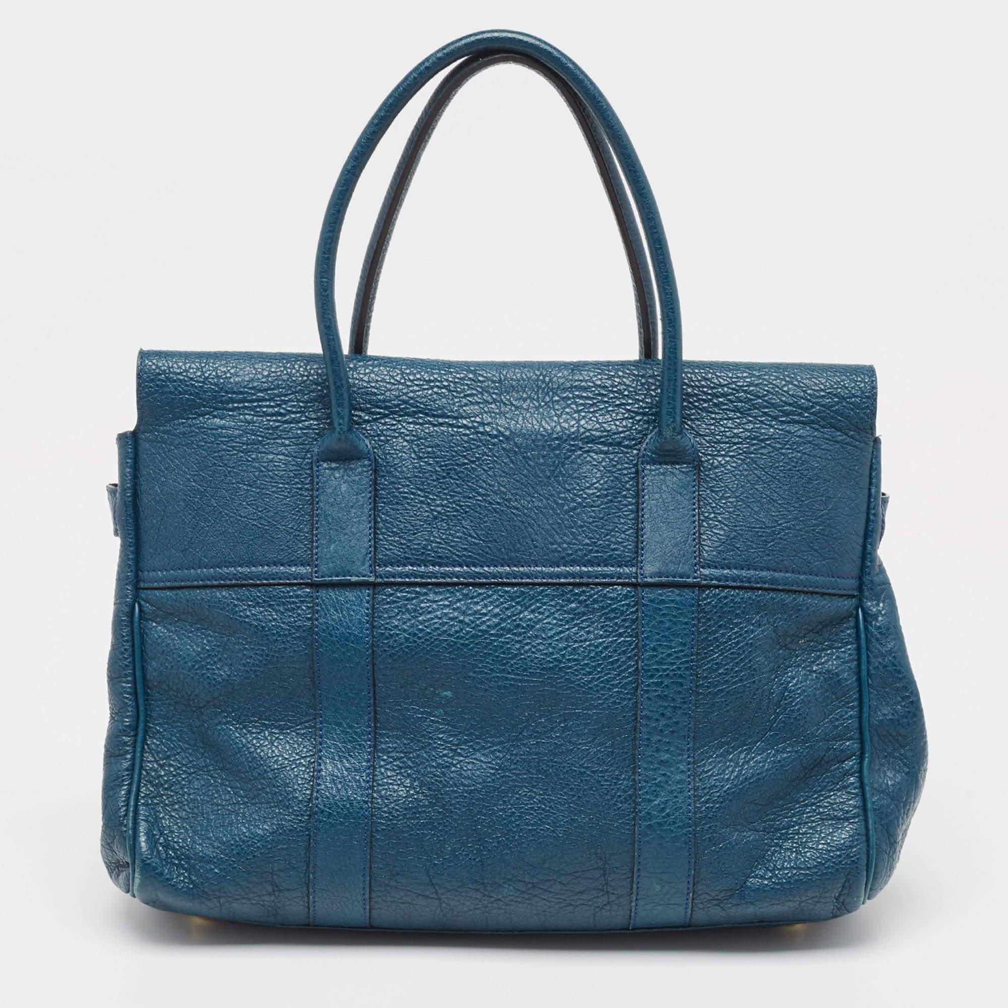 The Bayswater is one of the most well-known collections from Mulberry, so it's fair to say that this satchel is worth the buy. Crafted from leather, the bag is equipped with two handles and a turn lock on the flap securing a capacious compartment