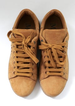 Mulberry Tree Tennis Trainers Teak Suede Sneakers