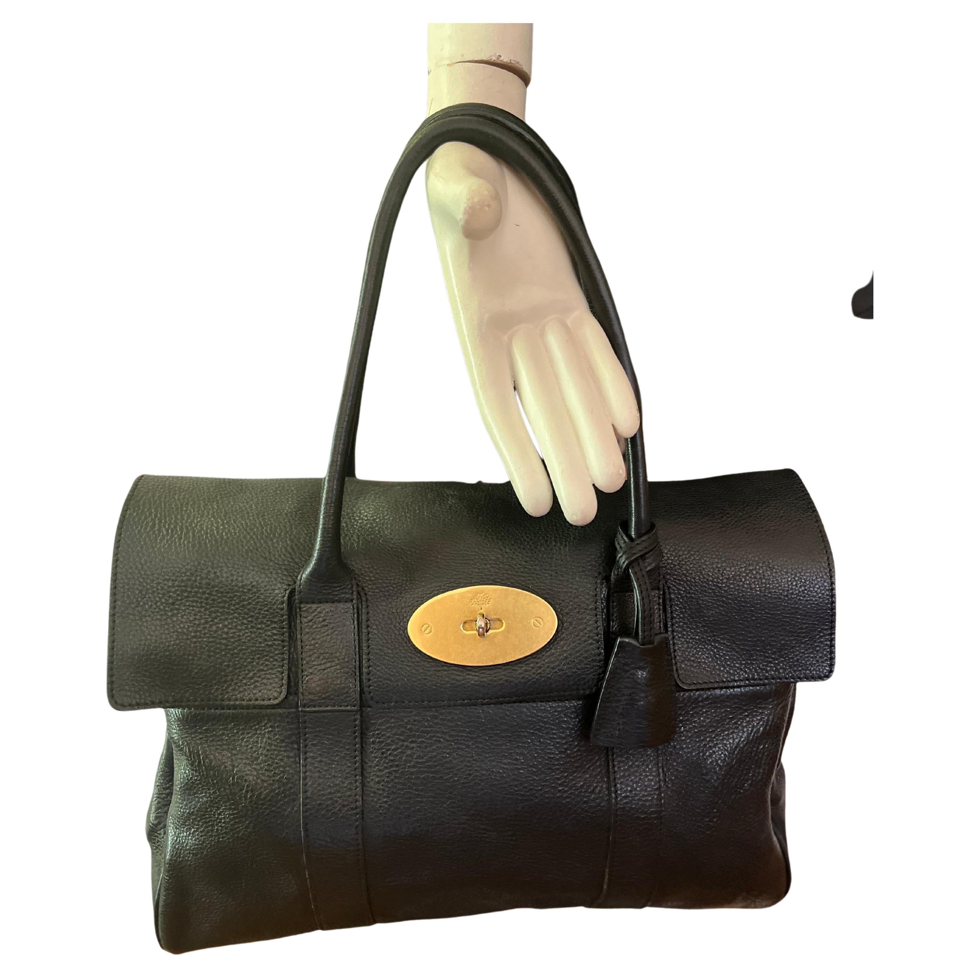 Mulberry  Vintage Large Black Classis Bayswater
