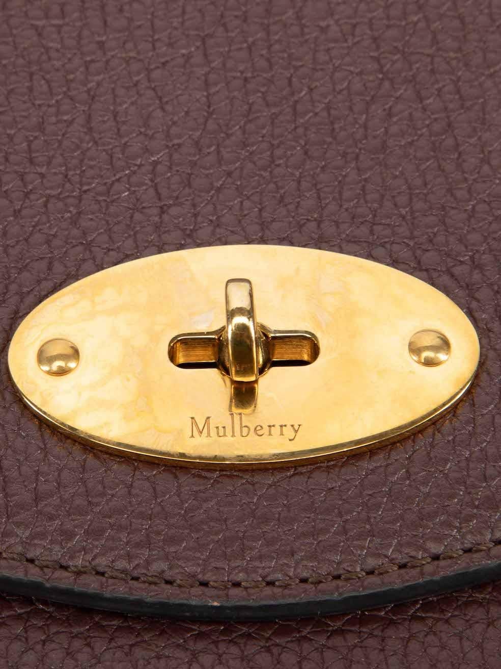 Mulberry Women's Maroon Darley Leather Crossbody Bag 3